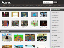 Tablet Screenshot of mzbox.com